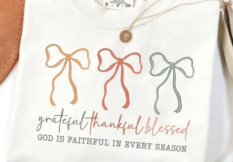 Grateful Thankful Blessed T-shirt