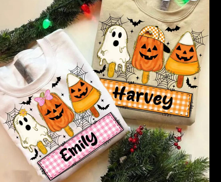 Halloween Custom Name T-Shirt
