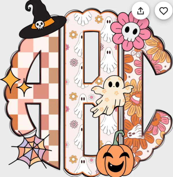 Halloween Monogram Sweatshirt