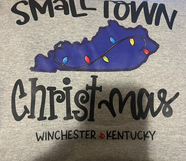 Small Town Christmas Winchester, KY T-shirt