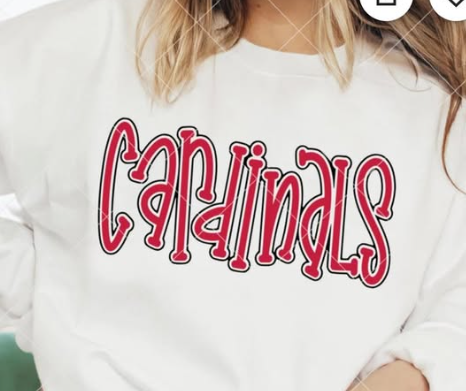Red Cardinals Sweatshirt