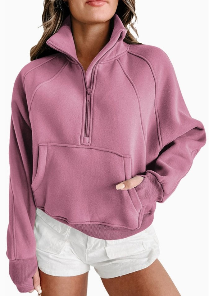 Half Zip Sweatshirt